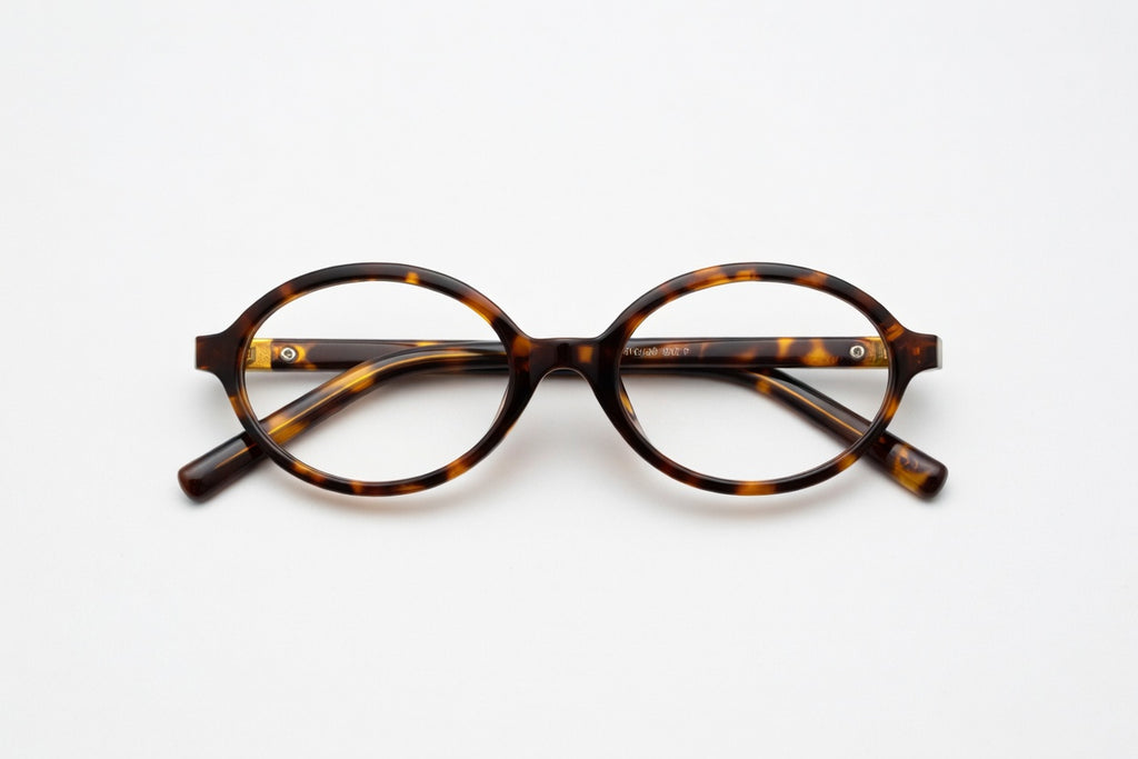 Gafas ovaladas de mujer con estampado de leopardo