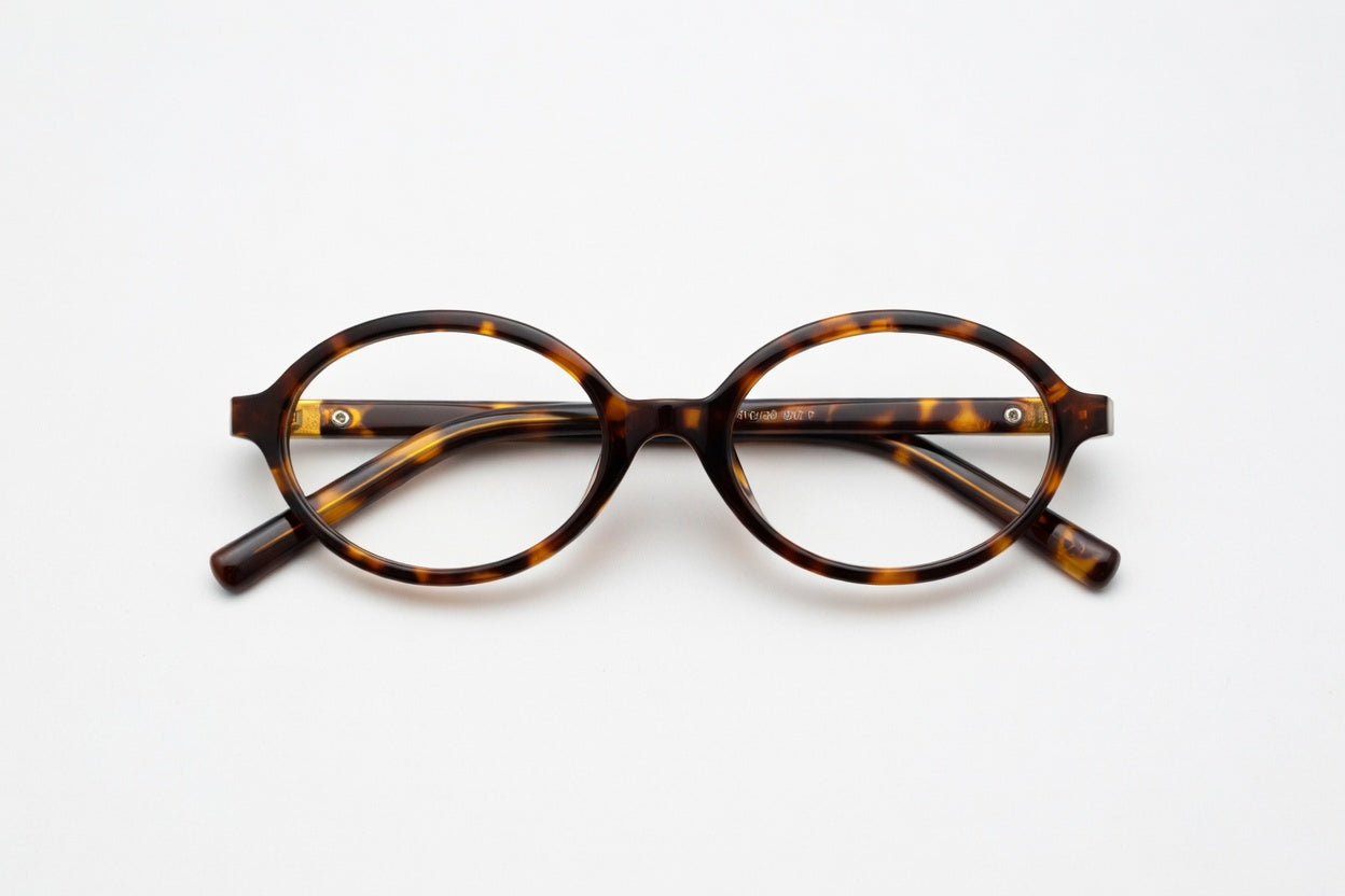 Gafas ovaladas de mujer con estampado de leopardo
