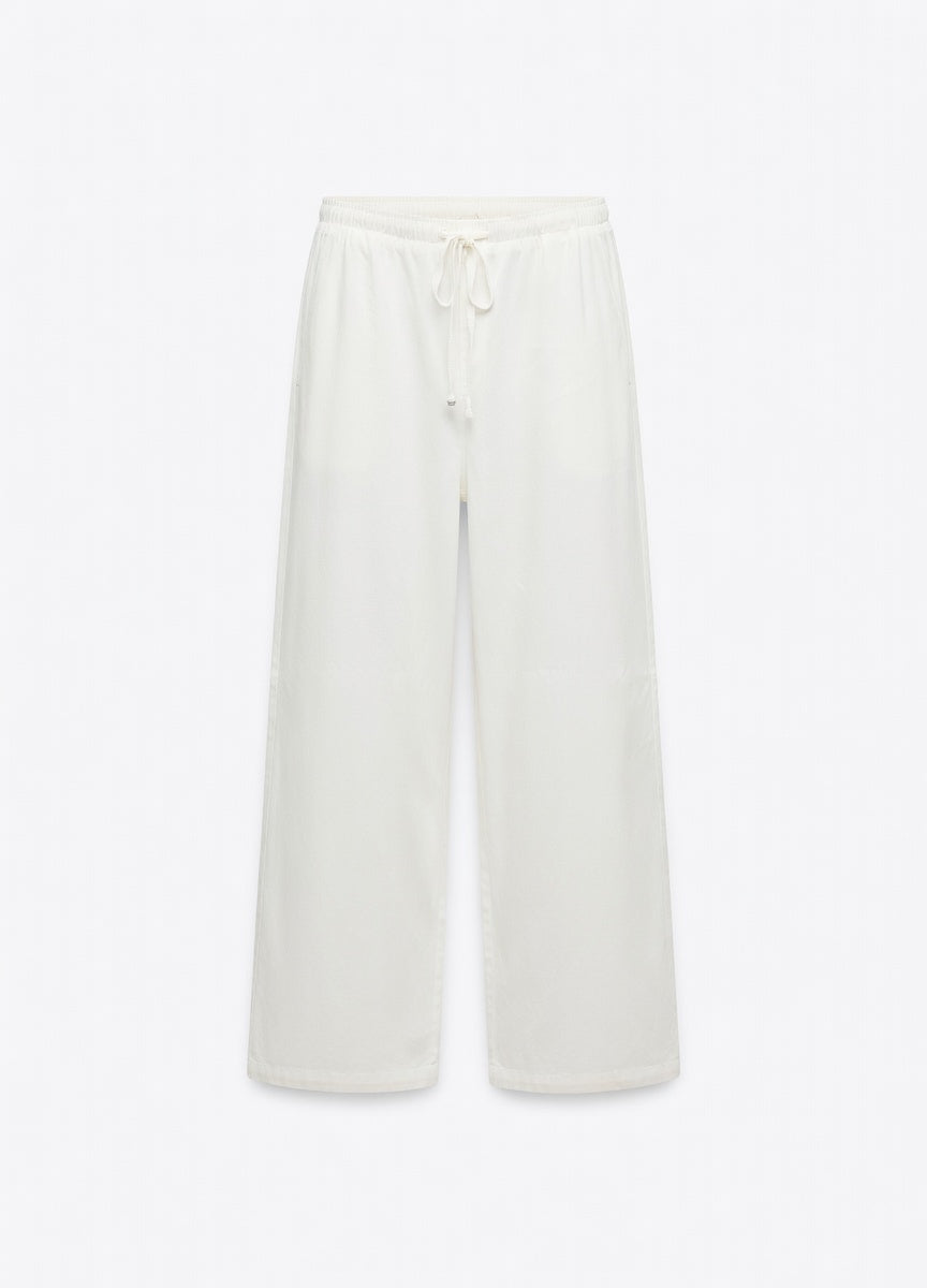 Wide-Leg White Trousers from Natty Polly