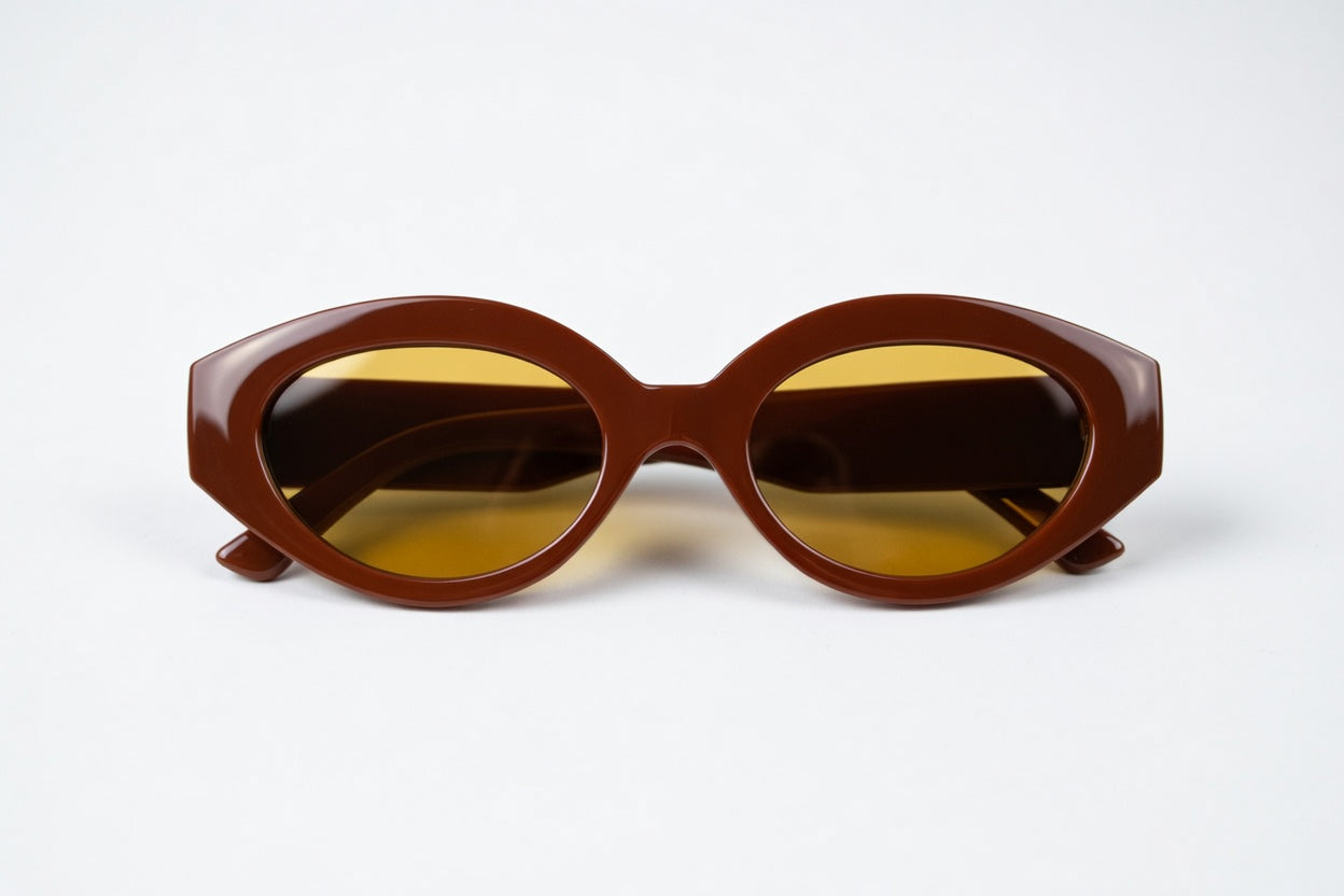 Gafas de sol acrílicas en forma de diamante a la moda
