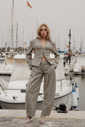 Conjunto de traje con blazer y pantalones