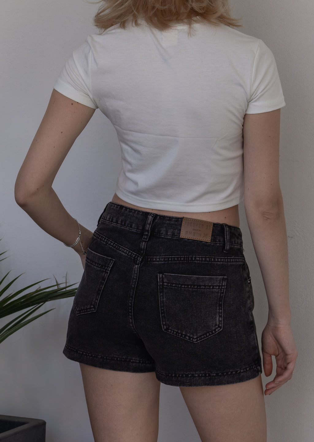 Vintage Denim Mini Skirt Shorts