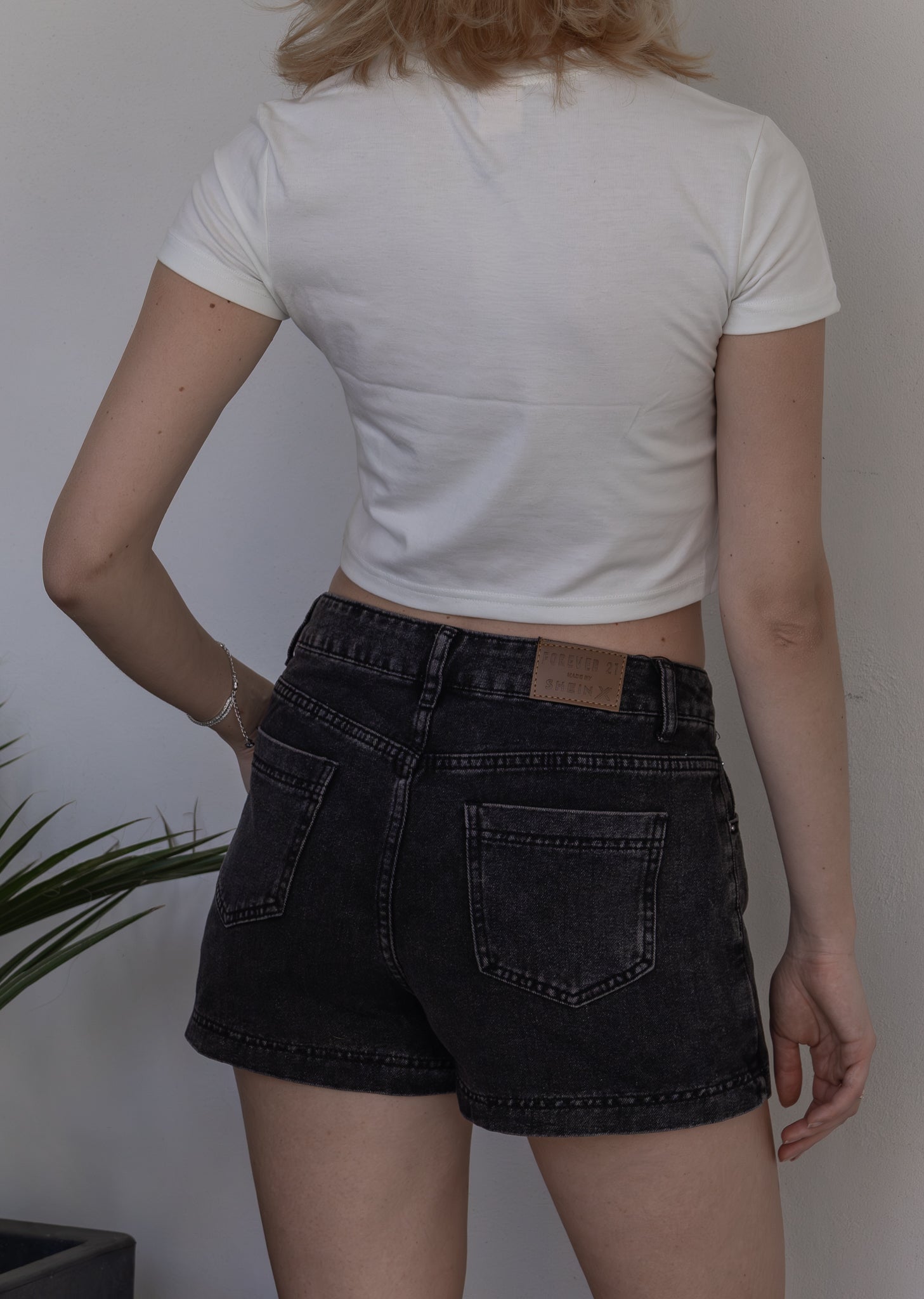 Vintage Denim Mini Skirt Shorts