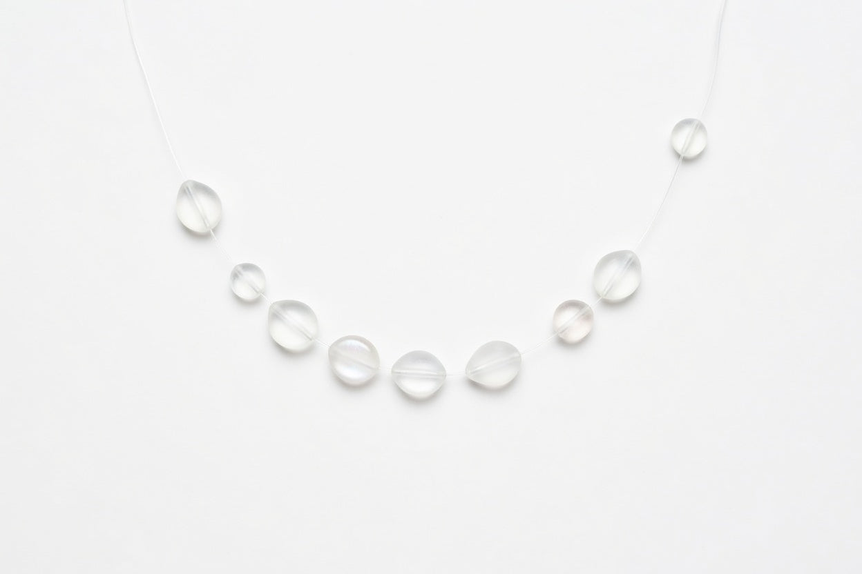 Collar de perlas en forma de lágrima artificial