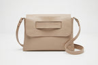 Clutch bag with shoulder strap
