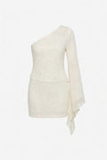 Vestido mini off-the-shoulder