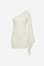 Vestido mini off-the-shoulder
