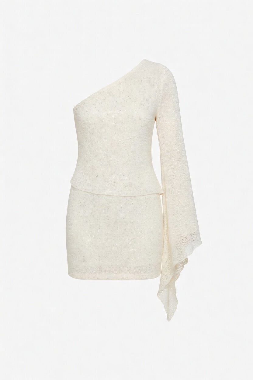 Vestido mini off-the-shoulder